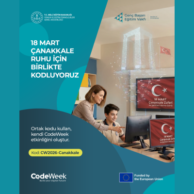 18 MART ÇANAKKALE RUHU İÇİN BİRLİKTE KODLUYORUZ